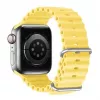 Dux Ducis -silikoniranneke Apple Watch 8/7/6/5/4/3/2/SE (38/40/41mm) - keltainen
