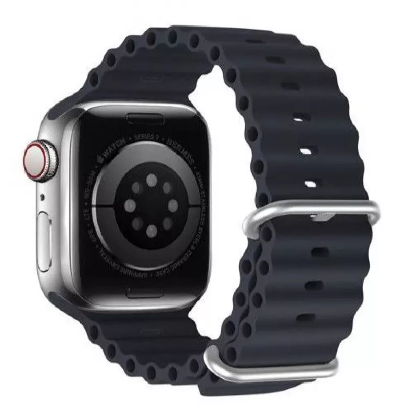 Dux Ducis silikoninen kellonranneke Apple Watch Series 8/7/6/5/4/3/2/SE (38/40/41mm) - harmaa