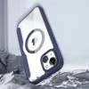 Dux Ducis Skin X Pro Magnetic Flip MagSafe -kotelo Apple iPhone 15 Plus -malliin - sininen