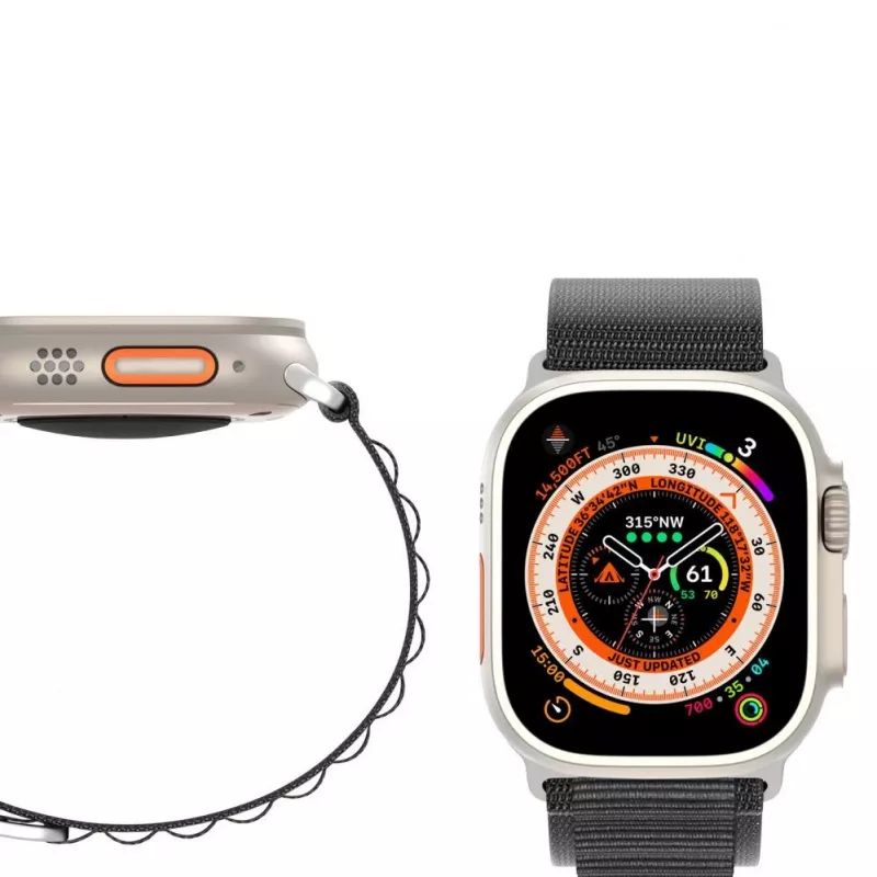 Dux Ducis Sport Buckle ranneke Apple Watch 38/40/41/42mm musta