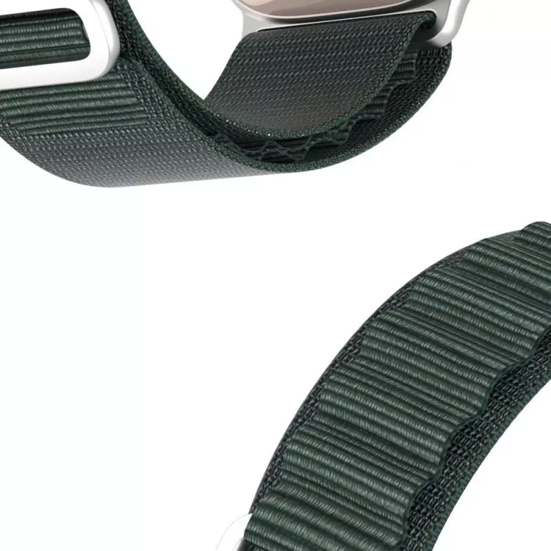 Dux Ducis Sport-ranneke soljella Apple Watch 9 / 8 / 7 / 6 / SE / 5 / 4 / 3 / 2 / 1 (41, 40, 38 mm) GS-versio - vihreä