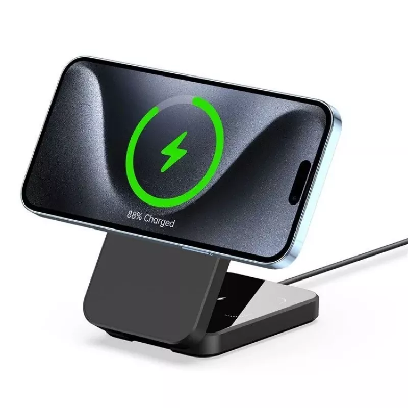 Duzzona W17 3-in-1 langaton latausteline MagSafe 15W musta