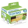 DYMO Authentic LabelWriter suuret osoitetarrat 36mm x 89mm läpinäkyvä, 2 rullaa 130 (260 tarraa)