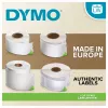 DYMO LabelWriter -osoitetarrat 99010, 28x89 mm, valkoinen, 2 rullaa, kussakin 130