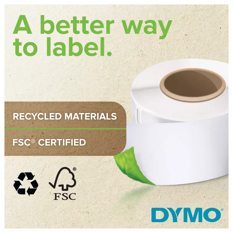 DYMO LabelWriter -osoitetarrat 99010, 28x89 mm, valkoinen, 2 rullaa, kussakin 130