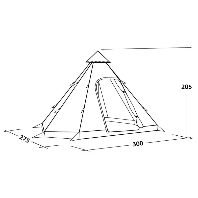 Easy Camp Tent Dayhaven 4 hengen tunneliteltta harmaa/vihreä