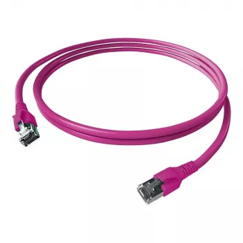 EASYLAN FlexBoot Cat.6 S/FTP verkkokaapeli, violetti, 1,0 m