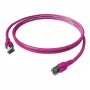 EASYLAN FlexBoot Cat.6 S/FTP verkkokaapeli, violetti, 1,0 m