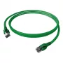 EasyLan FlexBoot Cat.6A S/FTP Patchkabel, vihreä, 0,50m