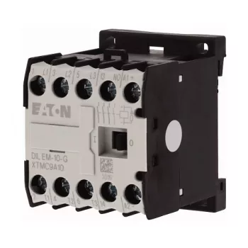 Eaton DILEM-10-G 24VDC mini-kontaktori – 3 pääkosketinta + 1 NO, 4 kW @ 400V AC-3