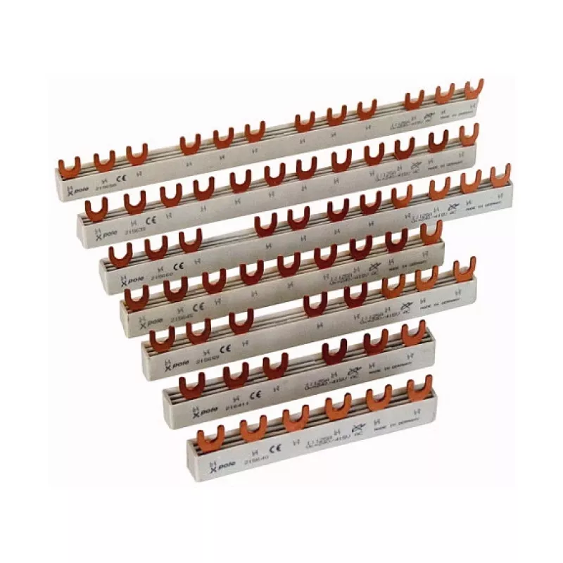 Eaton EVG-3PHAS/6MODUL 215640 3-vaihekokoojakisko 10 mm² haarukkamallinen 6TE