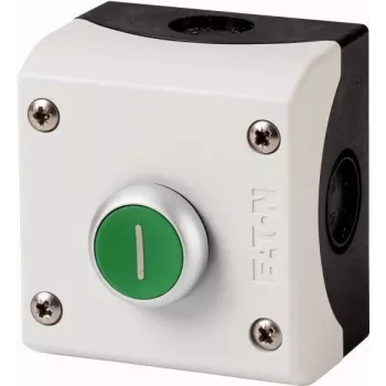 Eaton M22-D-G-X1/KC11/I painonappi paneeli harmaa, 1NO+1NC, hetkellinen, 22,5mm, IP66/IP67/IP69K 216522