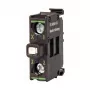 Eaton M22-LEDC230-W LED-merkkivalo, valkoinen, 230 V AC, 22,5 mm, ruuviliittimet, IP66/67/69K, musta sisärengas
