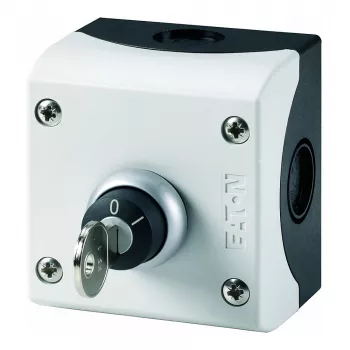 Eaton M22-WRS/KC11/I avainkytkin, 2 asentoa, 1NO+1NC, lukittuva, IP66, 22,5mm
