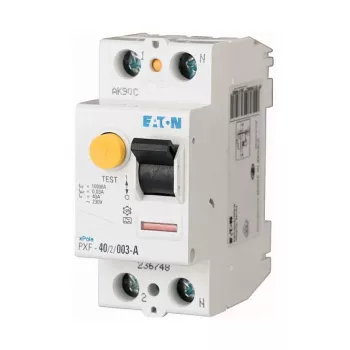 EATON PXF-40/2/003-A vikavirtasuojakytkin (RCCB), 2-napainen, 40 A, 30 mA, tyyppi A, 230/400 V AC