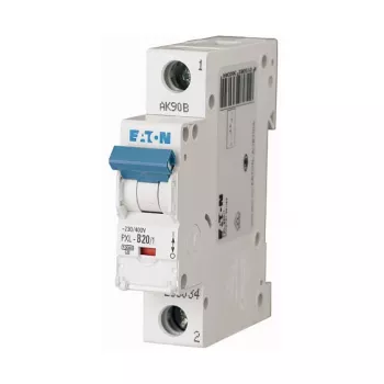Eaton PXL-B20/1 johdonsuojakatkaisija 20A 1-napainen tyyppi B 10kA DIN-kisko