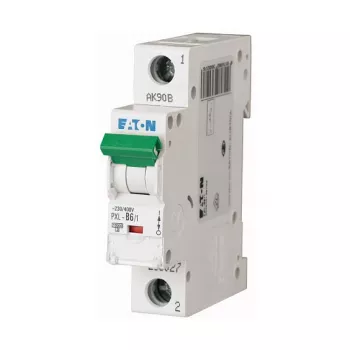 Eaton PXL-B6/1 johdonsuojakatkaisija, 6A, 1-napainen, B-laukaisukäyrä (236027)
