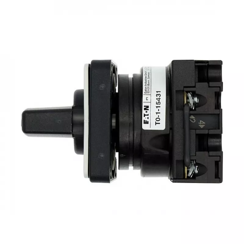 Eaton T0-1-15431/E 1-napainen kytkin 20A, 690V AC, musta/harmaa, etuasennus, IP65