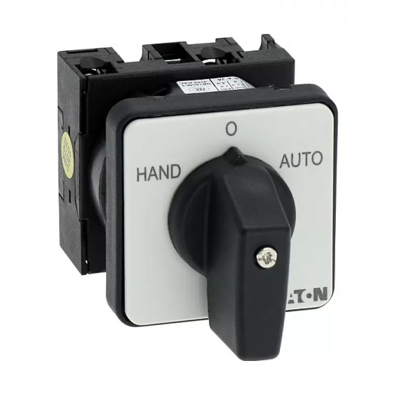 Eaton T0-1-15431/E 1-napainen kytkin 20A, 690V AC, musta/harmaa, etuasennus, IP65