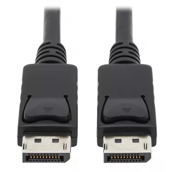 EATON Tripp Lite Series DisplayPort-kaapeli lukittavilla liittimillä, 4K 60 Hz (M/M), musta, 10 ft (3,05 m)