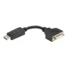 EATON Tripp Lite Series DisplayPort - DVI-I -adapterikaapeli (M/F), 15,2 cm (6