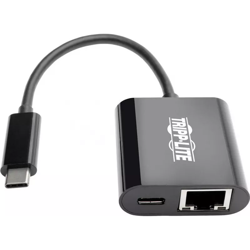 Eaton Tripp Lite U436-06N-GB-C USB-C - Gigabit Ethernet -sovitin USB-C PD -lataustoiminnolla - Thunderbolt 3 - musta