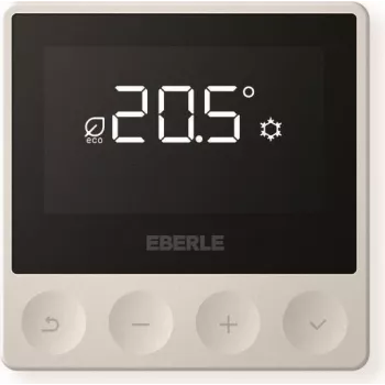 Eberle ATR 4500 pinta-asennettava huonetermostaatti 5-30°C valkoinen RAL9016 567195457600
