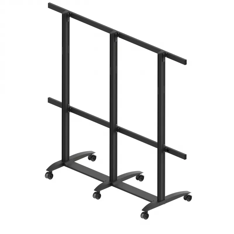 EDBAK TRV400.006 siirrettävä teline Samsung 130 tuuman IAC-LED-näytölle, 200 kg, musta