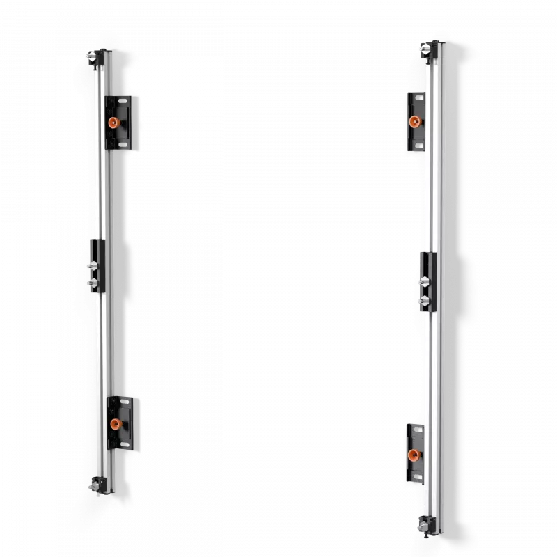 EDBAK ULS2500 yleiskäyttöinen LED-järjestelmä 2 kaapille 500mm | musta