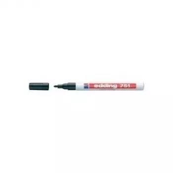 Edding e-751 kiiltolakkamerkki musta 1-2 mm 04BLK751-1001