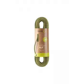 EDELRID Lina Starling Protect Eco Dry 8,2 mm 70 m keltainen-yö kiipeilyköysi