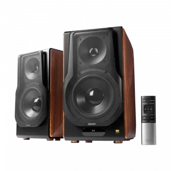 Edifier S3000MKII Premium langaton 2.0 hyllykaiutin, ruskea