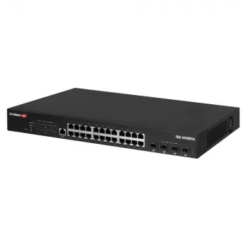 Edimax Pro TGS-5428PLX 28-porttinen L2+ Managed Multi-Gigabit PoE++ -kytkin, 24x 2.5GBase-T ja 4x 10G SFP+ -uplink