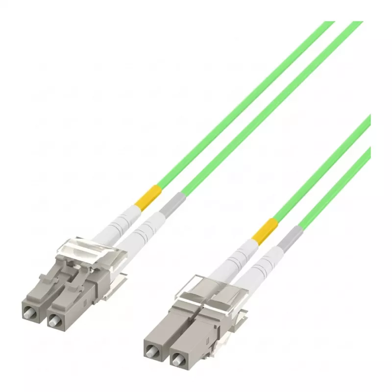 EFB-Elektronik duplex-jumper LC-LC 50/125µ, OM5, LSZH, limetinvihreä, 2,0 mm, 25 m O0319.25OM5