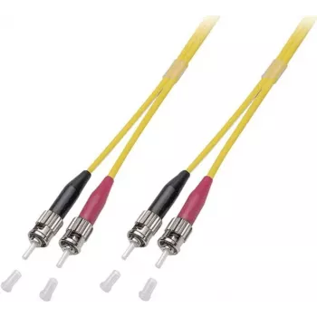 EFB Elektronik duplex-jatkojohto ST-ST 9/125µm OS2 LSZH keltainen 0,5 m