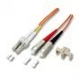 EFB-Elektronik ECOFIBER duplex-johdin LC-SC 50/125 µm OM2 LSZH oranssi 2,0 mm 3 m