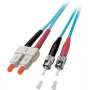 EFB-Elektronik ECOFIBER duplex-jatkojohto SC-ST 50/125µ OM3 LSZH aqua 3,0 mm 15 m