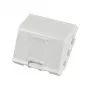 EFB ELEKTRONIK ET-25027 45x45 mm Keystone-kojeluukku, 1-porttinen kulmalähtö, puhtaanvalkoinen (RAL 9010)