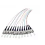EFB Elektronik kuitu-pigtail ST-II 9/125 OS2 12-värinen sarja 2m