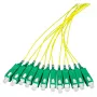 EFB Elektronik FTTH Pigtail SC/APC OS2 G.657.A2 9/125µm keltainen 2m