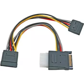 EFB Elektronik K5347.015 SATA - 2x SATA + Molex -virranjakokaapeli - 0,15 m