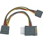 EFB Elektronik K5347.015 SATA - 2x SATA + Molex -virranjakokaapeli - 0,15 m