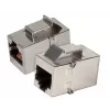 EFB Elektronik Keystone-adapterimoduuli RJ45 naaras-naaras STP Cat.5e ruostumaton teräs - 37508.1V3
