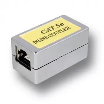 EFB-Elektronik RJ45 naaras - RJ45 naaras CAT 5e suojattu verkkoliitäntä, harmaa 37529,1
