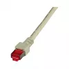 EFB-Elektronik RJ45-patch-kaapeli Cat.6 S/FTP LSZH harmaa 0,75m