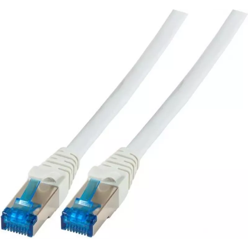 EFB-Elektronik RJ45-patchkaapeli Cat.6A S/FTP PVC UL harmaa 7,5 m