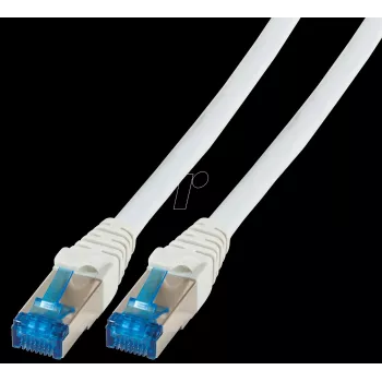 EFB-Elektronik RJ45-patchkaapeli Cat.6A S/FTP PVC UL harmaa 7,5 m