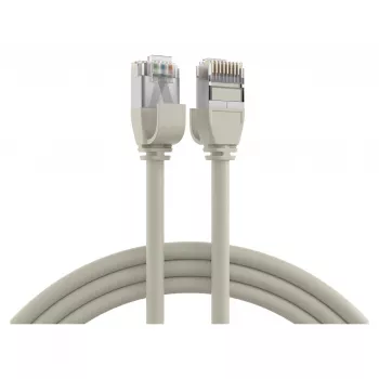 EFB Elektronik RJ45 Patchkabel Cat.6A U/FTP TPE 4mm Ultraflex harmaa 1m