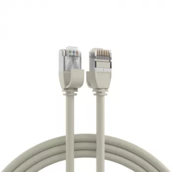 EFB Elektronik RJ45-patchkaapeli Cat.6A U/FTP TPE 4 mm Ultraflex harmaa 5 m