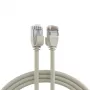 EFB Elektronik RJ45-patchkaapeli Cat.6A U/FTP TPE 4 mm Ultraflex harmaa 5 m